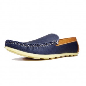 Oxhide Blue Loafers