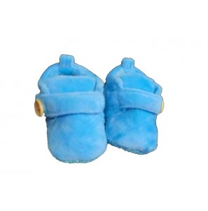 Oxhide Baby Boys & Baby Girls 6 to 12 Months Blue Velvet Booties