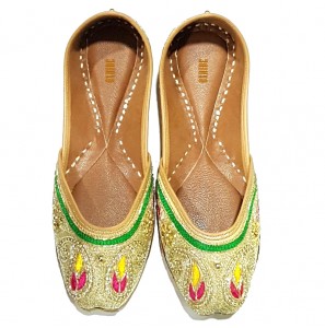 Oxhide Multicoloured Leather Jutti 